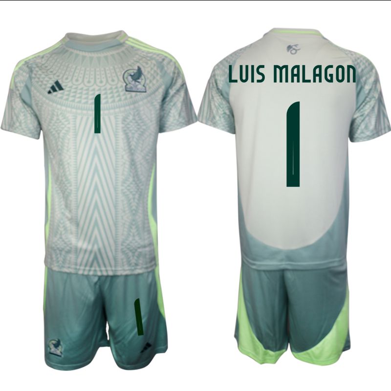 Men 2024-2025 Season Mexico away green #1 Soccer Jersey->->Soccer Country Jersey